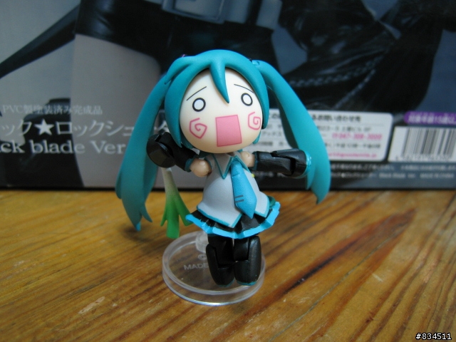 [開箱分享] {BRS_黑岩} (刀版) 1/8  BLACK★ROCK SHOOTER (Black blade ver. )__ (はちゅねミク主持)