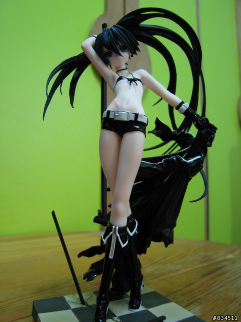 [開箱分享] {BRS_黑岩} (刀版) 1/8  BLACK★ROCK SHOOTER (Black blade ver. )__ (はちゅねミク主持)
