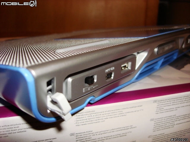 [開箱文]CoolMaster NotePal Color Infinite ∞ 筆電散熱器