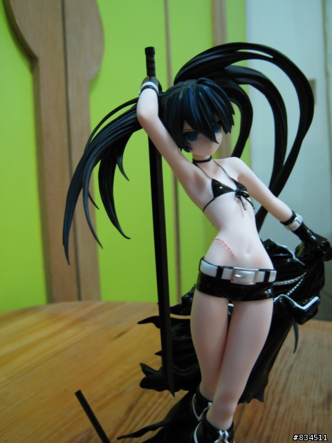 [開箱分享] {BRS_黑岩} (刀版) 1/8  BLACK★ROCK SHOOTER (Black blade ver. )__ (はちゅねミク主持)