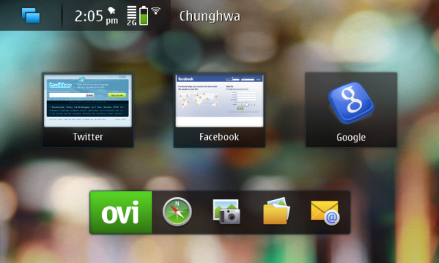 Nokia N900 實現九個桌面--實作