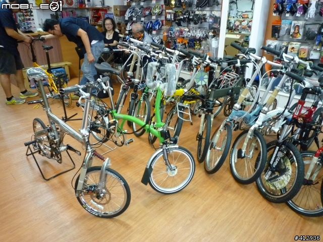 [開箱] BROMPTON Titanium 2010年式 蘋果綠 客製P把鈦布! 鈦布vs鈦鳥大比拼~