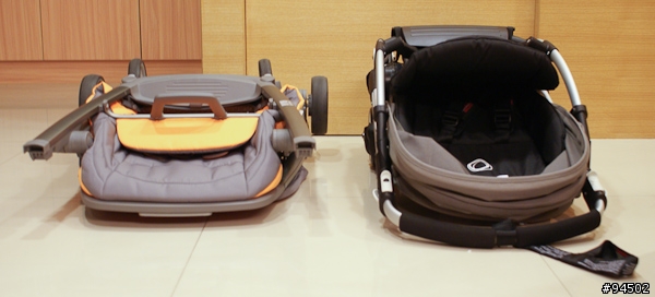 ［開箱］新款2010 Bugaboo Bee+推車, 同場加映與Quinny Senzz的比較圖