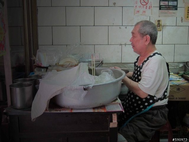 台北市與世無爭的涼麵攤