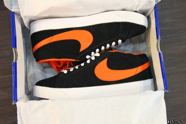 NIKE SB BLAZER BRIAN ANDERSON指定配色(黑橘配色)開箱文