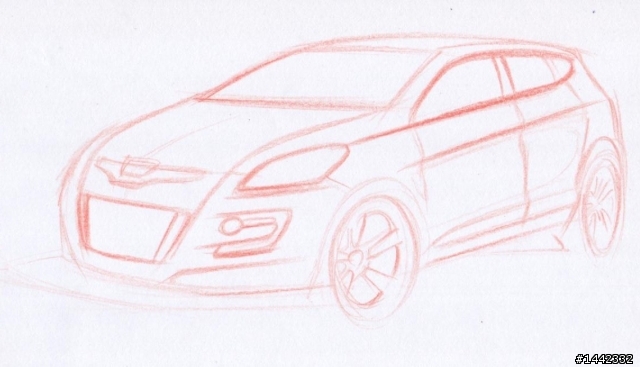 小弟設計的小改款Luxgen SUV