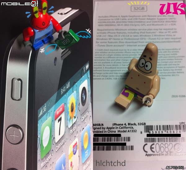 [開機文] iPhone 4 32G UK-Sim Free & Spongebob