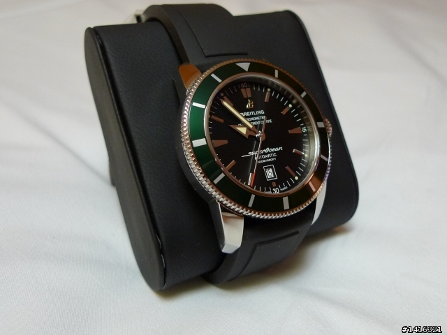 [開箱文]百年靈 BREITLING Superocean Héritage 46 ～犒賞自己不一樣綠水鬼！