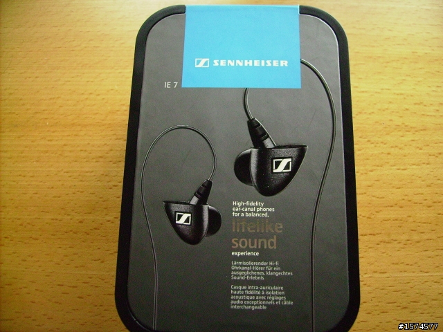 [開箱] Sennheiser IE7 (新增不負責任心得....)