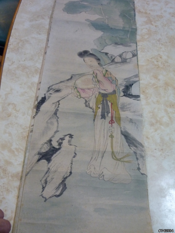 從已故父親的倉庫中找出的古代畫作~~勞煩行家鑑定