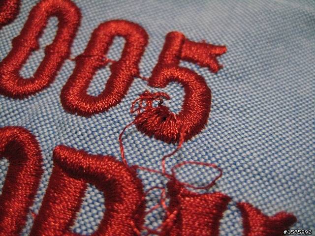 [圖]刺繡脫線該怎麼補救?