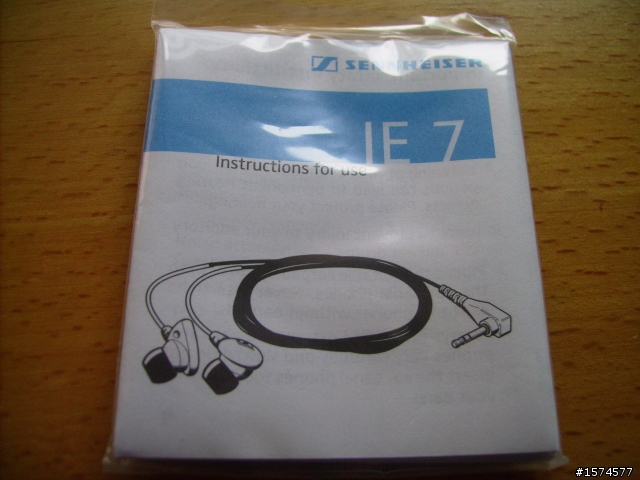 [開箱] Sennheiser IE7 (新增不負責任心得....)