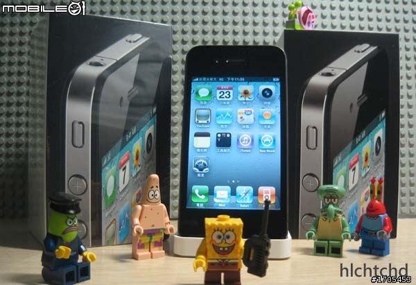 [開機文] iPhone 4 32G UK-Sim Free & Spongebob