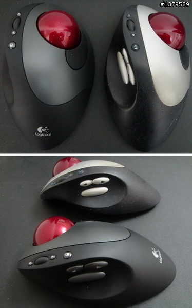 羅技無限水星軌跡球 Logitech Cordless Optical Trackman (TM-400) 與 SANWA SUPPLY MA-TBW34 開箱分享