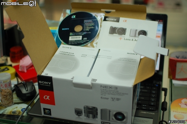 NEX  3 打開箱圖
