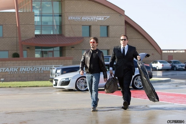 Audi R8 Spider - senza camuffature sul set di Iron Man II