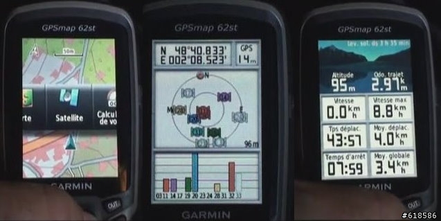 Garmin Gpsmap62st 操作介面