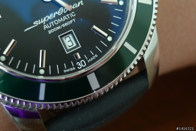 [開箱文]百年靈 BREITLING Superocean Héritage 46 ～犒賞自己不一樣綠水鬼！