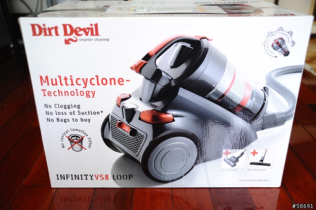 [開箱]Dirt Devil Infinity VS8 LOOP吸塵器-山寨無罪/省錢有理