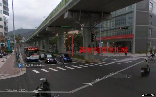 『新增測速照相機』內湖路