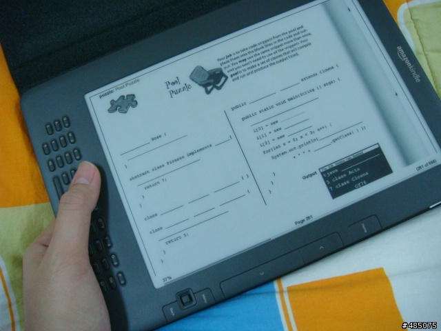 [開箱] Kindle DX Graphite - latest generation , 2010.7.7, 已補圖(20100726)