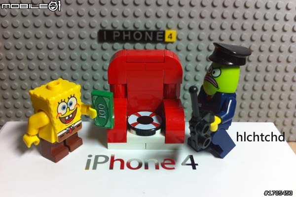 [開機文] iPhone 4 32G UK-Sim Free & Spongebob