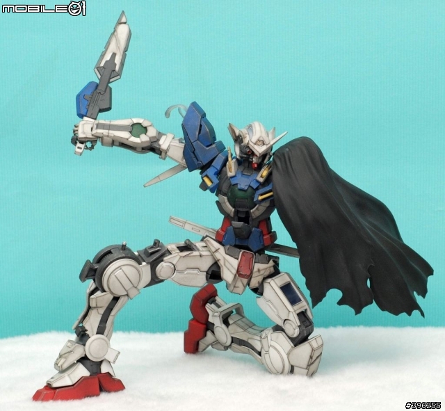 【作品分享】MG 1/100 (EXIA)能天使戰損修改版 SOLO秀