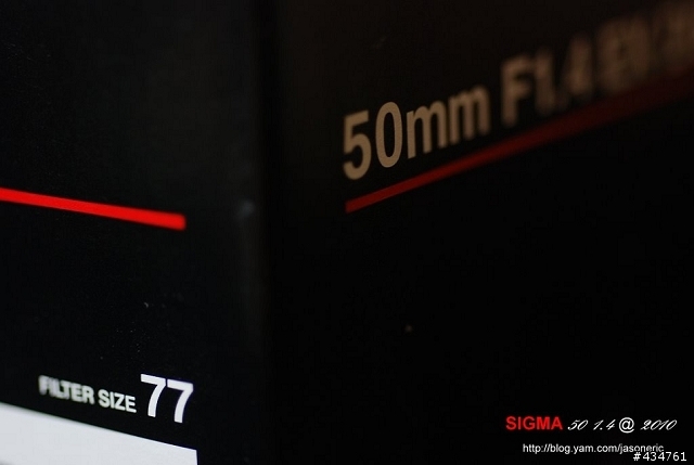 Sigma 50mm 1.4 EX DG   開箱 X 心得分享。