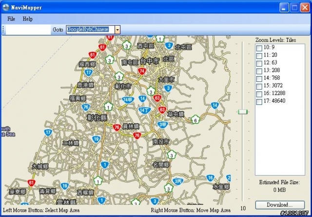 [教學]離線瀏覽GoogleMap_v0.95_10/9/29
