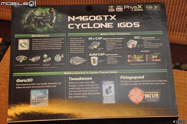 [軍規螳螂登陸]MSI 460GTX CYCLONE 1GD5