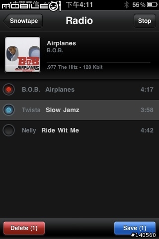 [Apps]Snowtape:錄下廣播中的歌曲，讓你隨時反覆聆聽