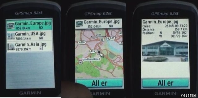 Garmin Gpsmap62st 操作介面