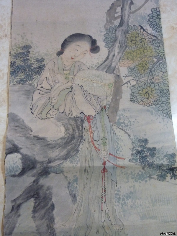 從已故父親的倉庫中找出的古代畫作~~勞煩行家鑑定
