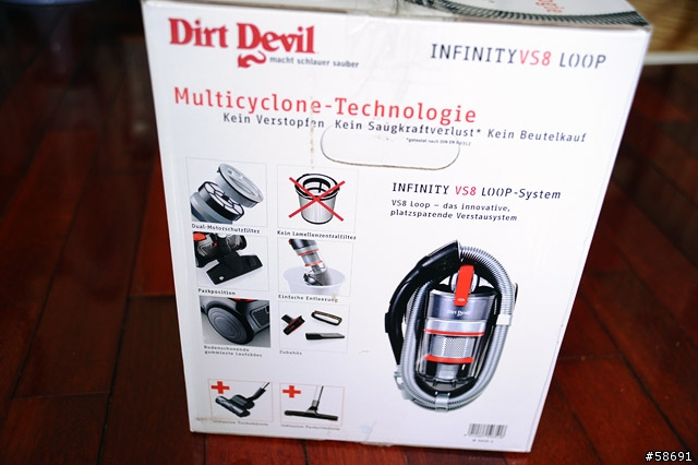 [開箱]Dirt Devil Infinity VS8 LOOP吸塵器-山寨無罪/省錢有理