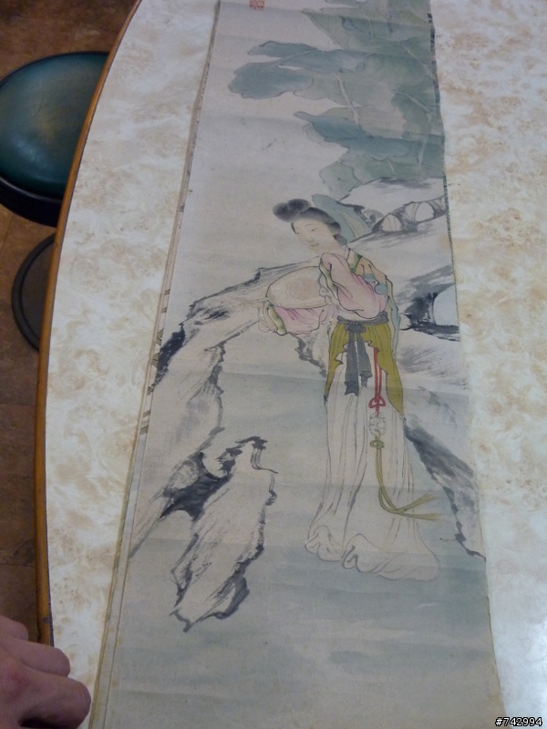 從已故父親的倉庫中找出的古代畫作~~勞煩行家鑑定