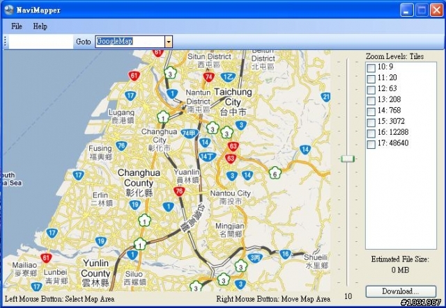 [教學]離線瀏覽GoogleMap_v0.95_10/9/29