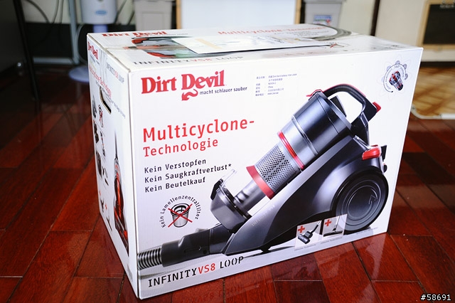 [開箱]Dirt Devil Infinity VS8 LOOP吸塵器-山寨無罪/省錢有理