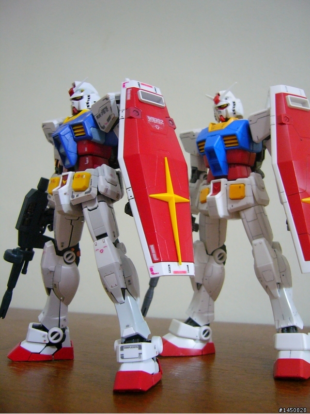 <顛覆傳統理念的最新技術> RG 鋼彈 ,局部塗裝與動作展示