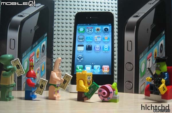 [開機文] iPhone 4 32G UK-Sim Free & Spongebob