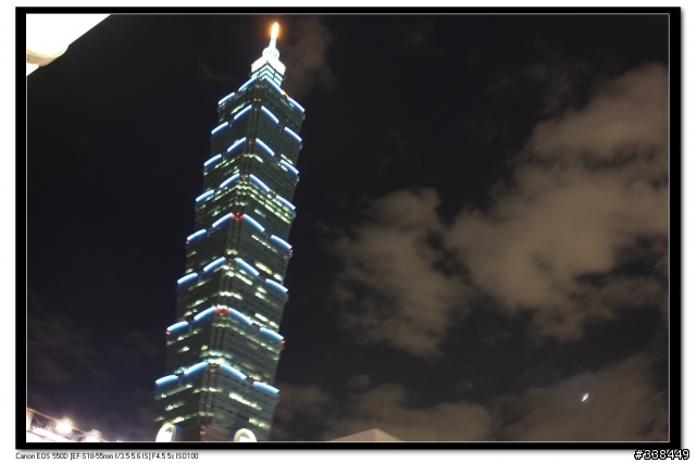 練習筆記第一章-550D新手之信義商圈夜景