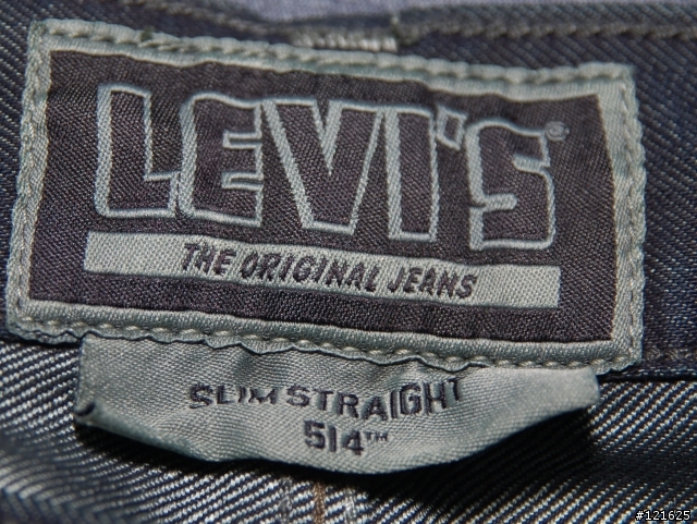 Levis 原色黑魂 黑標514 Slim Straight