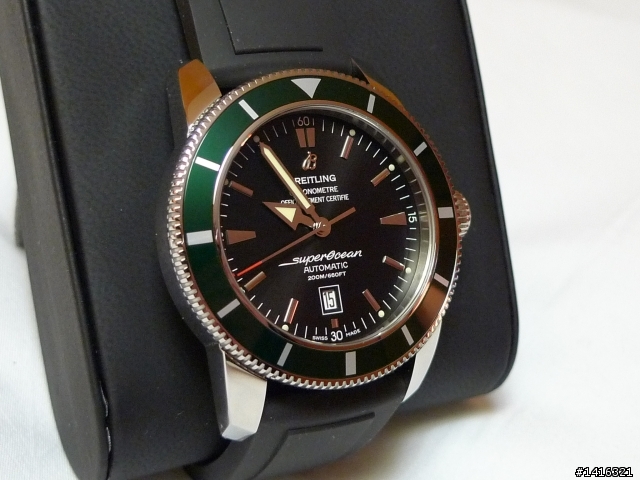 [開箱文]百年靈 BREITLING Superocean Héritage 46 ～犒賞自己不一樣綠水鬼！