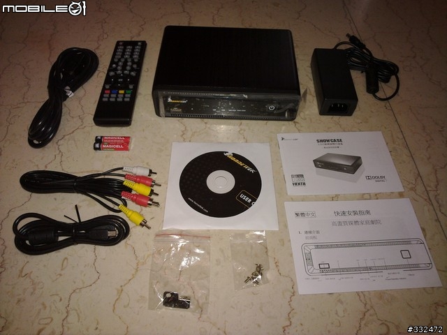 [簡單開箱文]Hornettek MP3033 - Cinema 352高畫質播放機的兄弟機