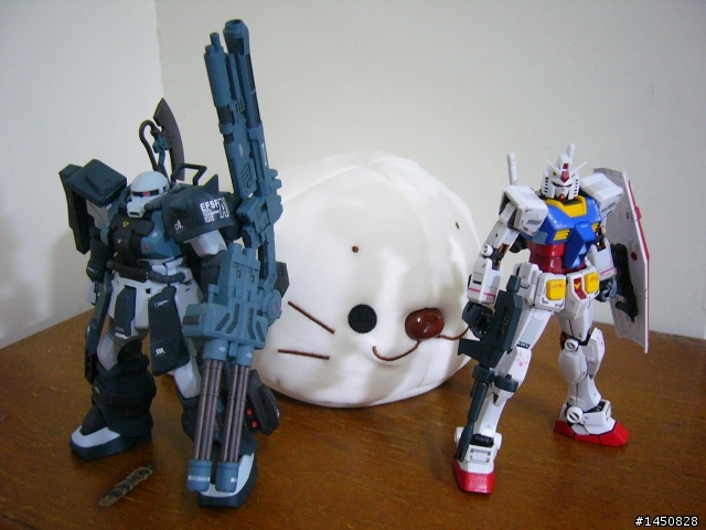 <顛覆傳統理念的最新技術> RG 鋼彈 ,局部塗裝與動作展示