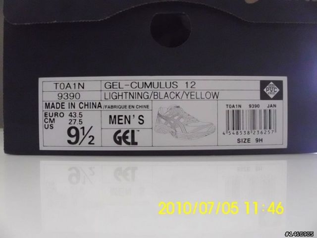 新入手 ASICS GEL-CUMULUS 12