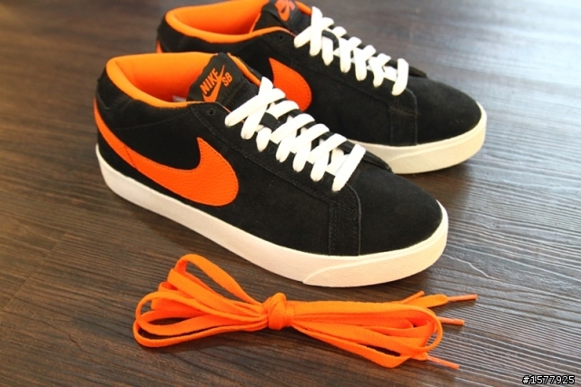NIKE SB BLAZER BRIAN ANDERSON指定配色(黑橘配色)開箱文