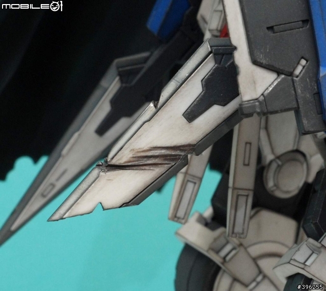 【作品分享】MG 1/100 (EXIA)能天使戰損修改版 SOLO秀