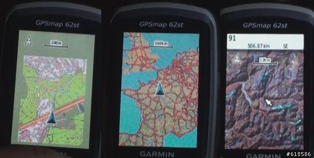 Garmin Gpsmap62st 操作介面