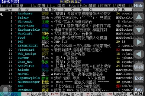 [iAPP] 中文bbs軟體 iBBS簡易心得
