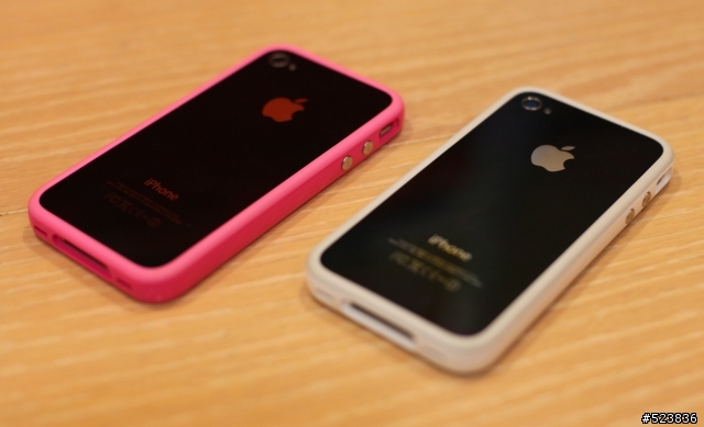 iPhone 4 Bumper (白 / 粉紅 / 黑)~